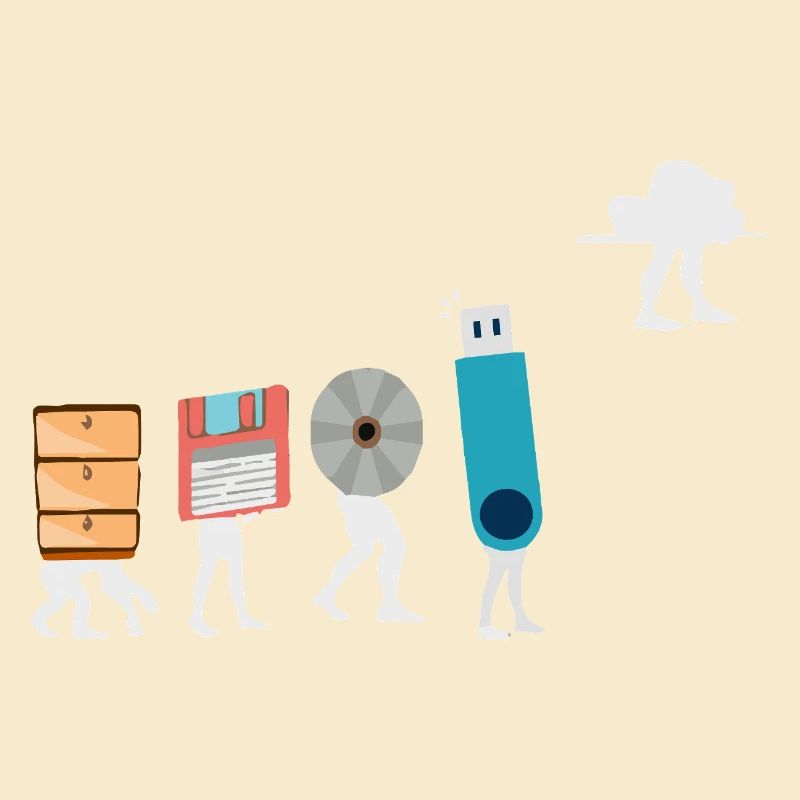 Cloud-Computing-Lustige Programmierer-Daten-KI-Software