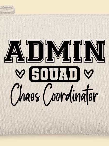Admin Squad: Farbig Retro Büroteam Geschenk