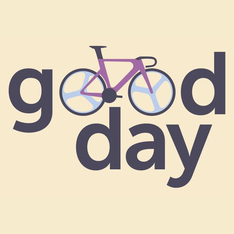 Logo typographique de la bicyclette Good Day