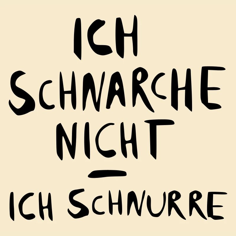ich schnarche nicht - ich