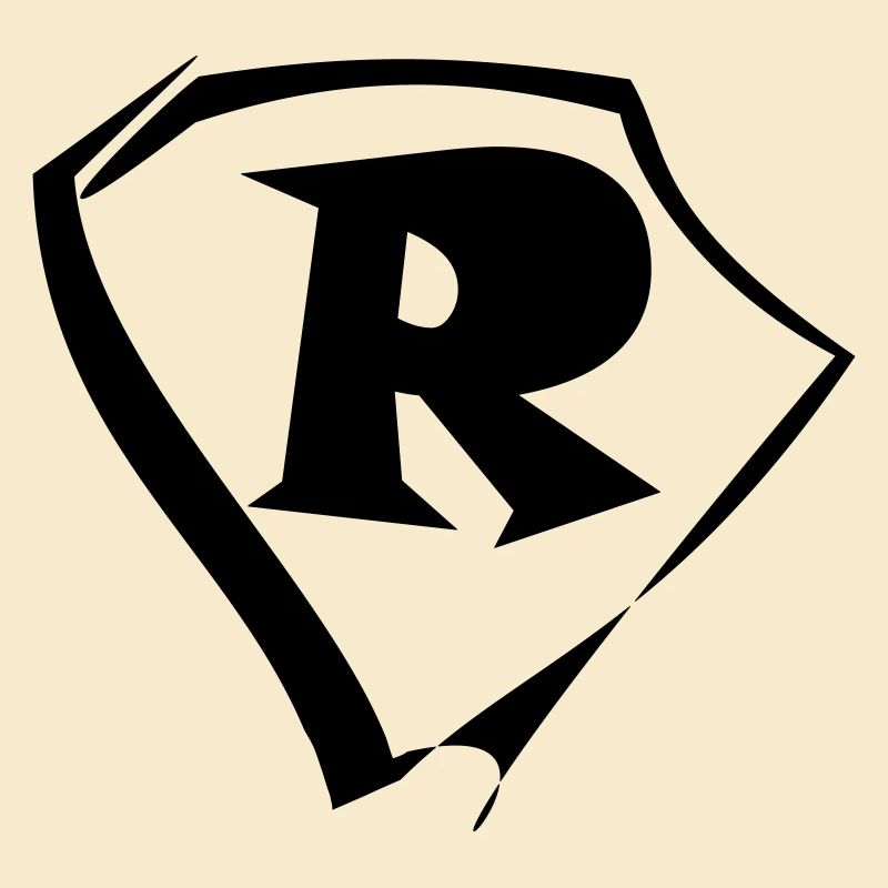 Emblem letter R logo