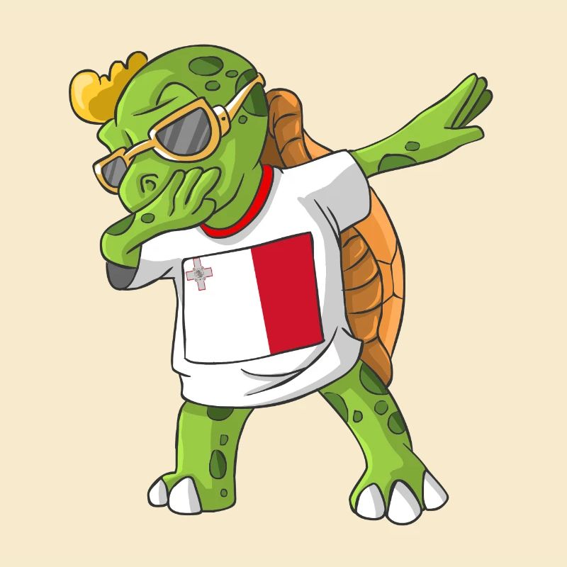 Malta Dabbing Schildkröte