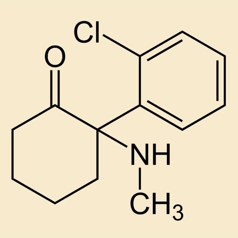 Ketamine structural formula