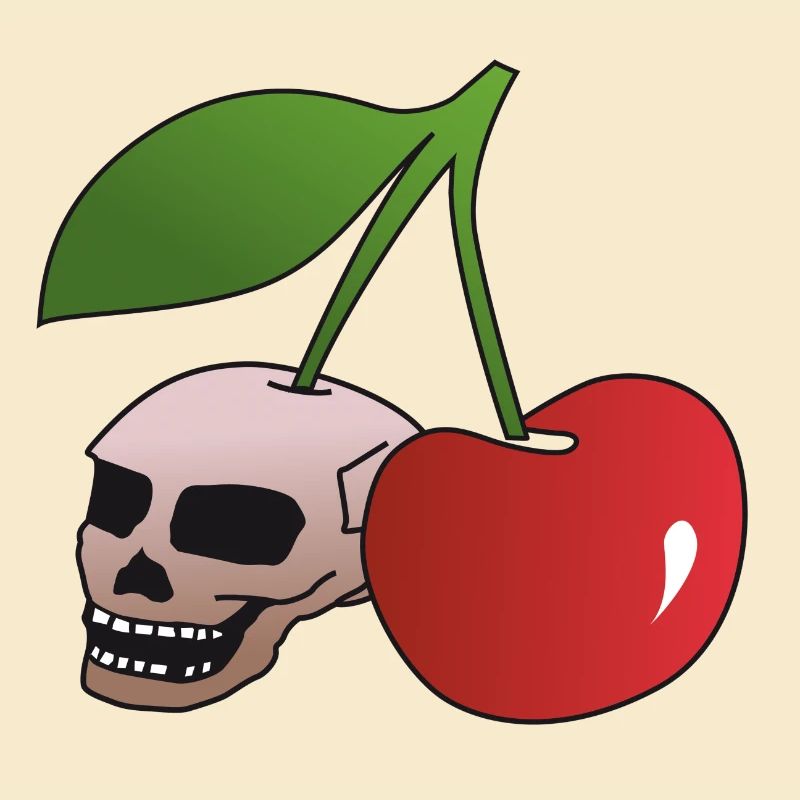 Totenkopf Kirsche