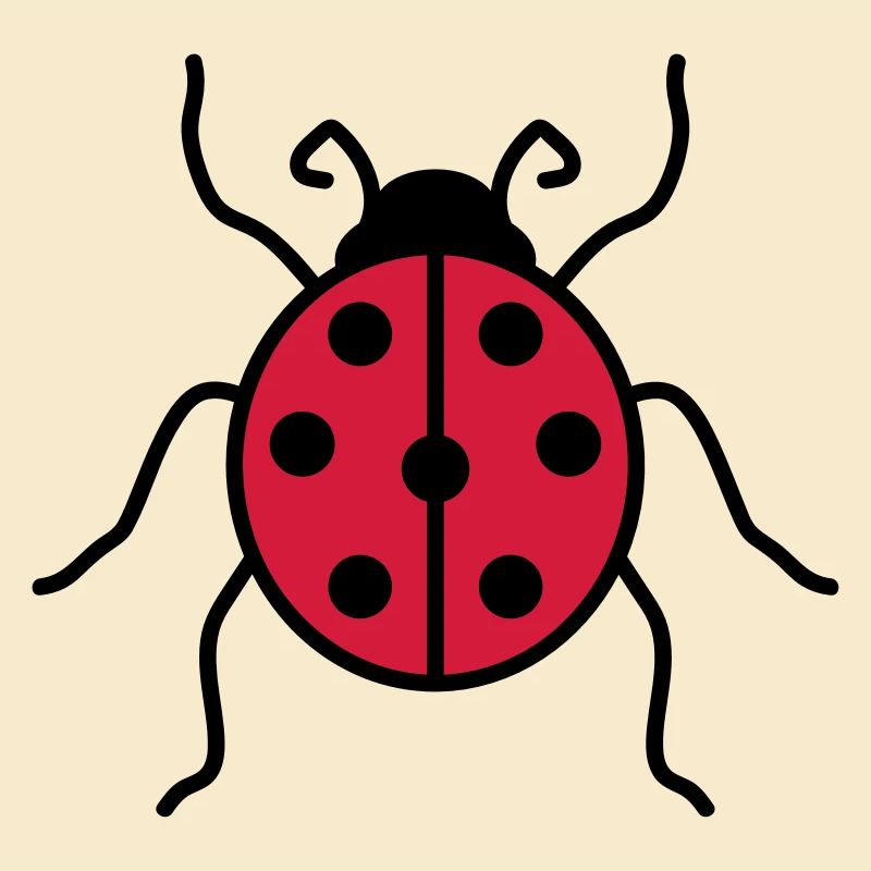 ladybug small cute cute beetle red dot