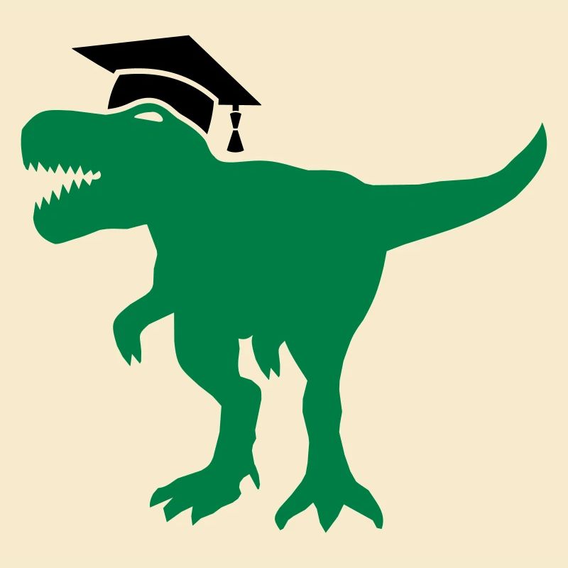 Dinosaurier Doktorhut Promotion Dissertation