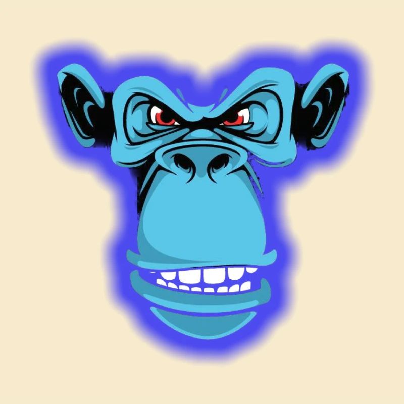 Singe bleu