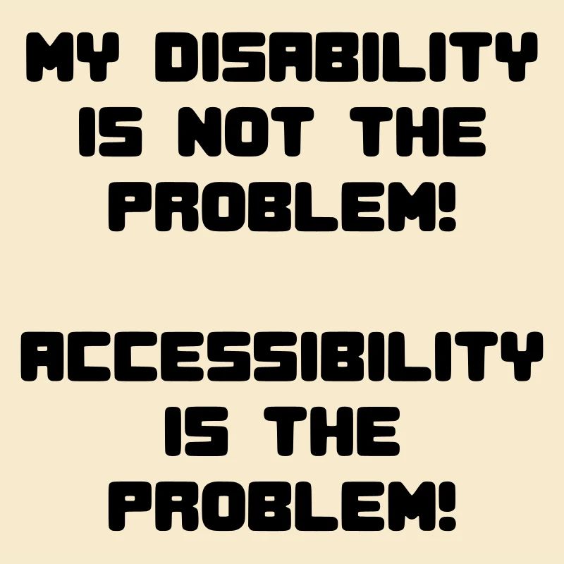 Meine Behinderung ist nicht das Problem #