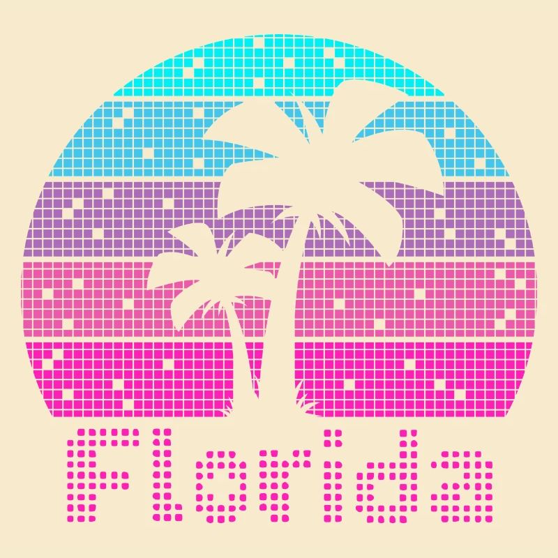 Vacances rétro 8bit en Floride