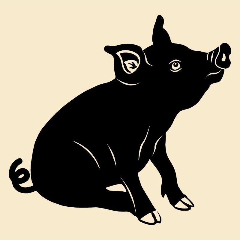 Schweinssitz-Logo Schattenbild