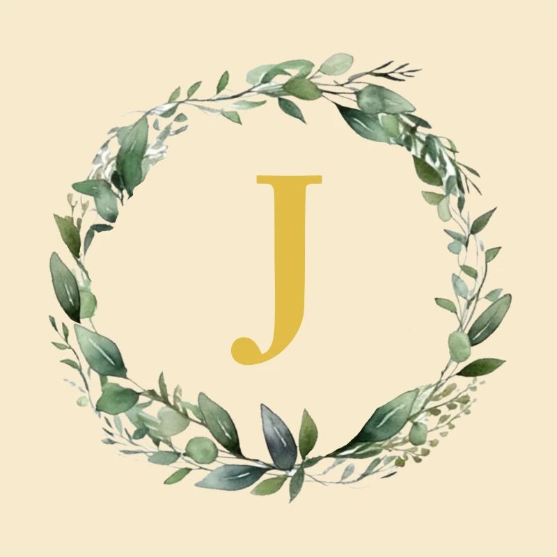 J Monogramm, Eukalyptus-Kranz