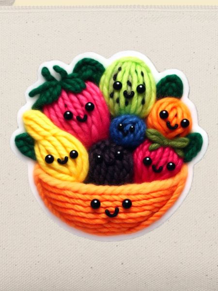 Fruit salad faces