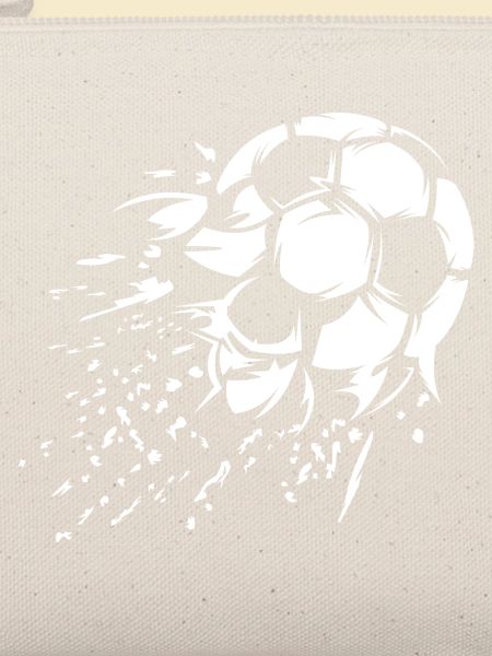 Fußball Schuss Explosion Illustration Team Logo