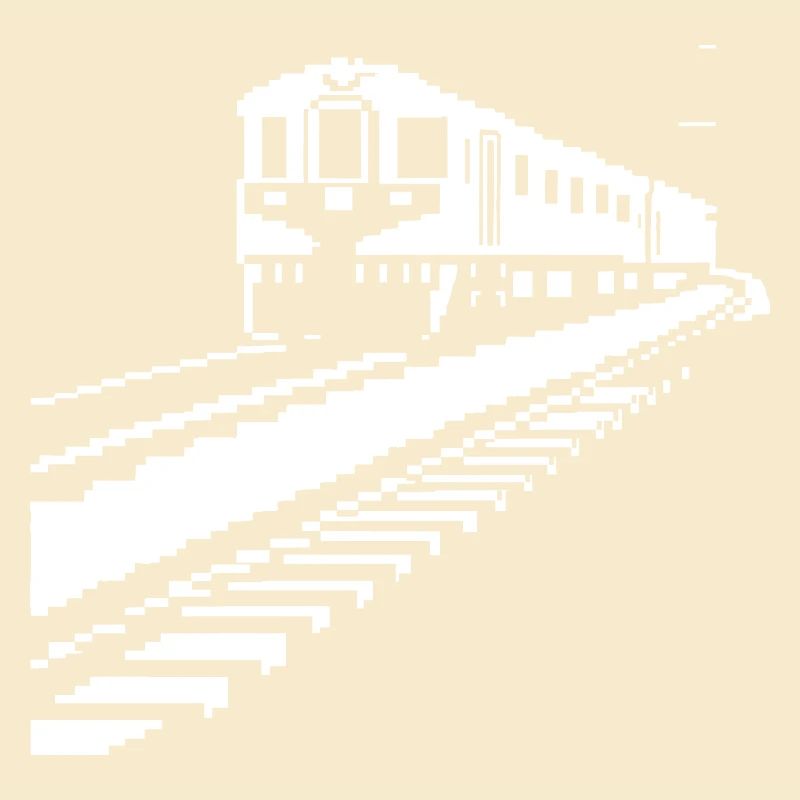 Eisenbahn Pixelkunst