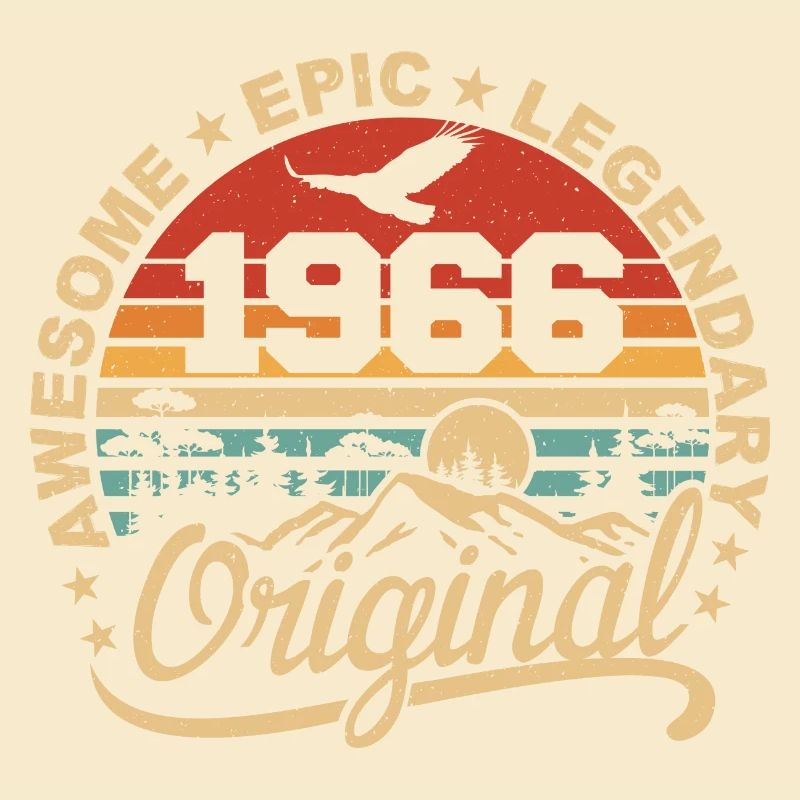 Original 1966 Retro 1966 Birthday Gift 1966