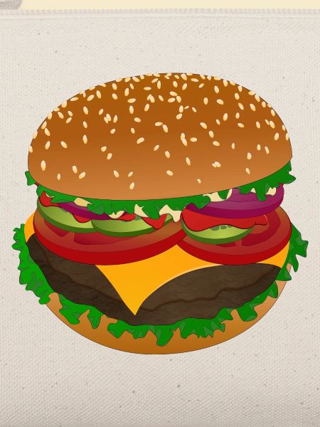 Leckerer Burger Genuss