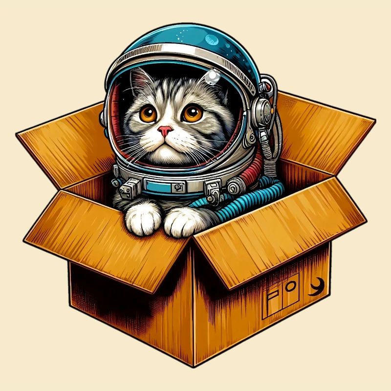 Astronaut Katze