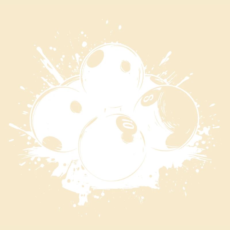Boules de billard Graffiti