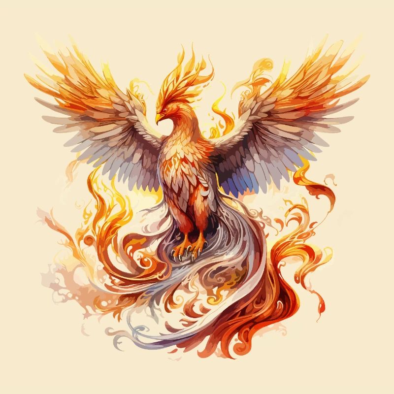 Phoenix Phoenix Fire Flames Bird Mythology