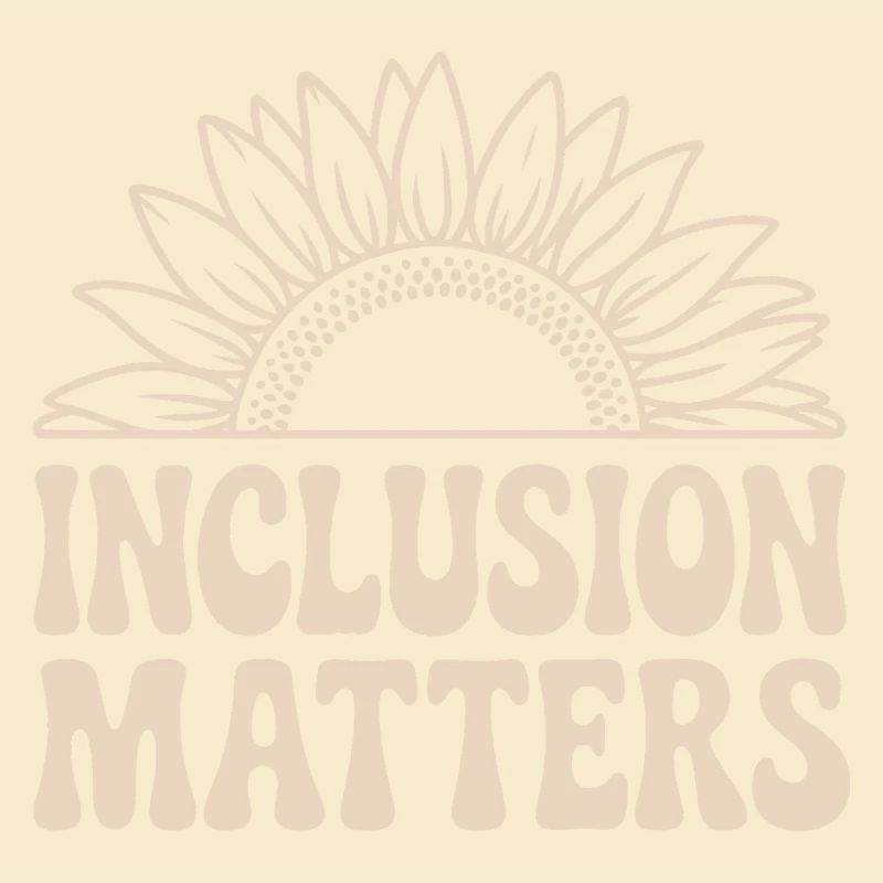 Inclusion Matters Sunflower Design for Diversity