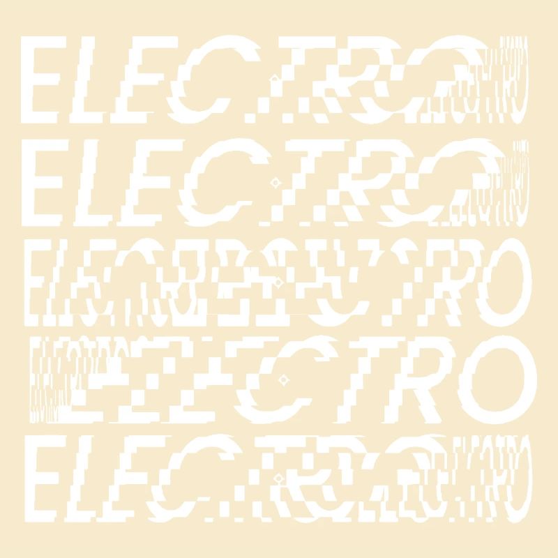 Électro-typographie Glitch