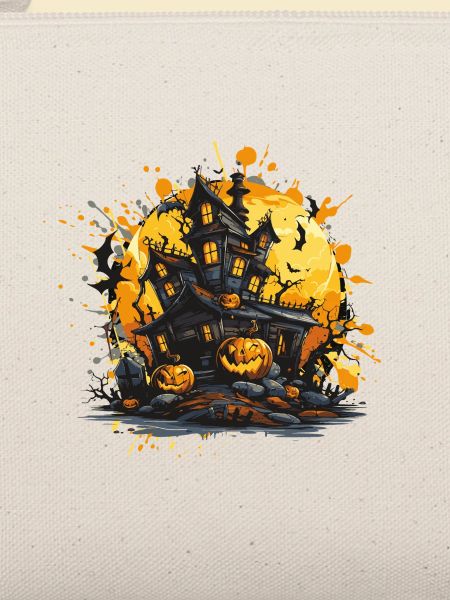 Spukhaus am Halloweenmond