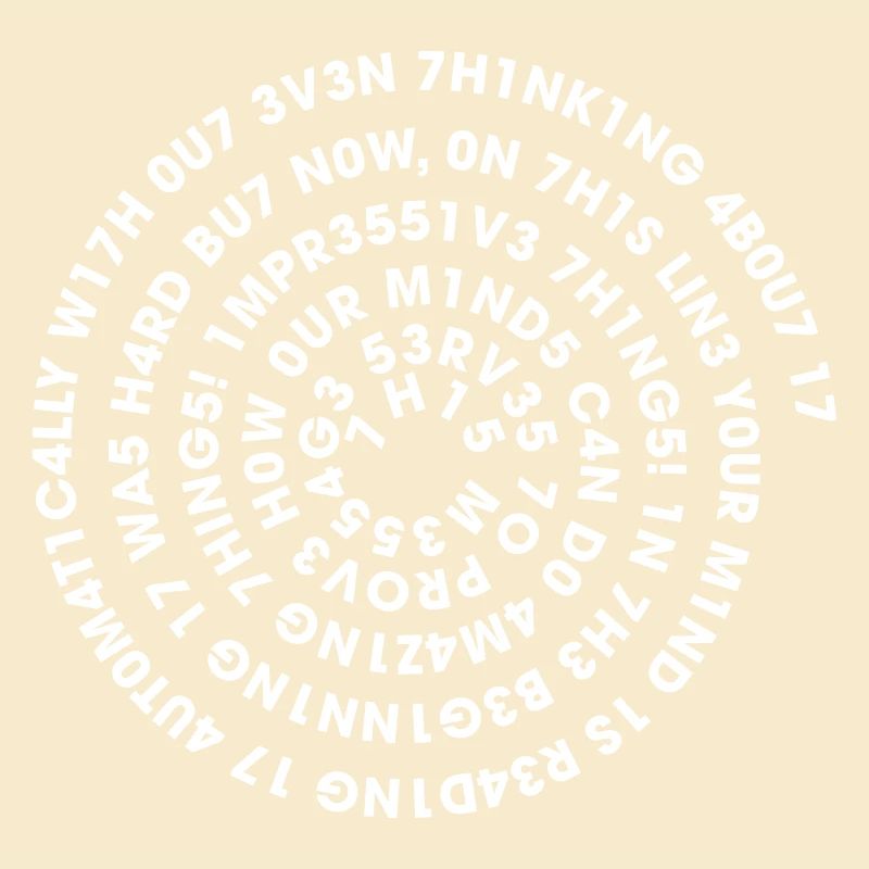 Leetspeak Spiral – Nerd Code 1337 Geek Design