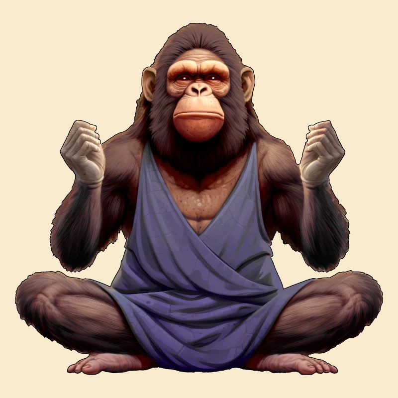 Singes de Yoga