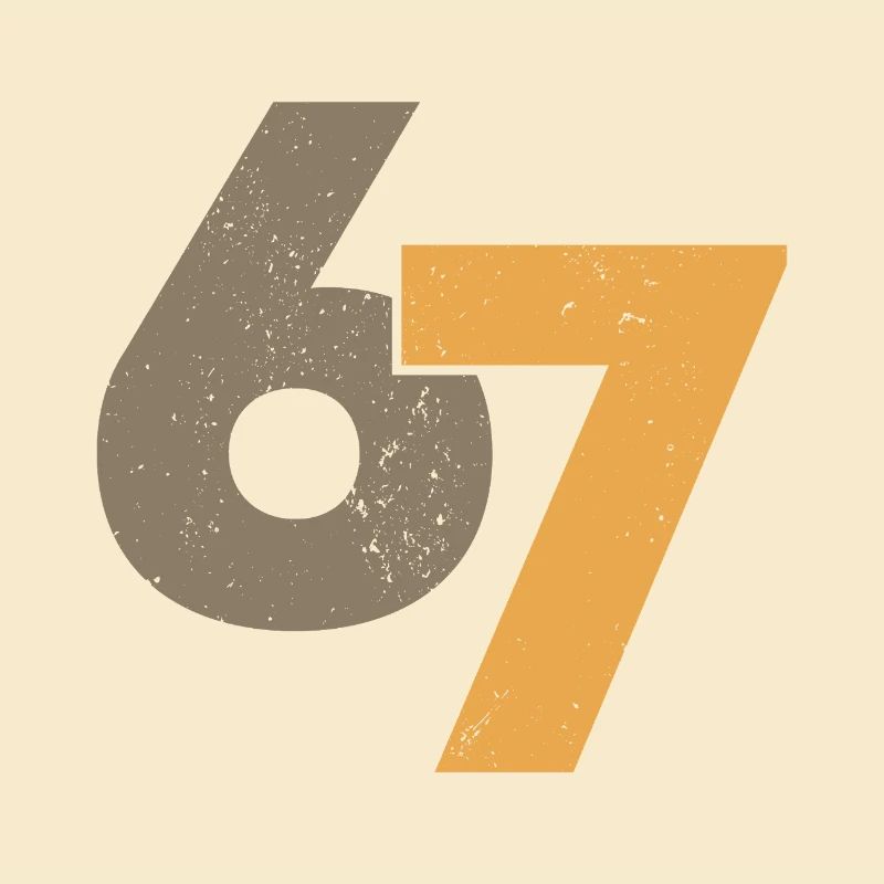 67 dans le style rétro