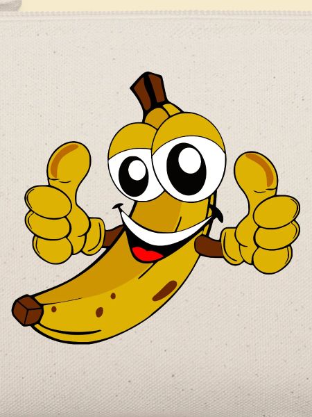 Fröhliche Banane