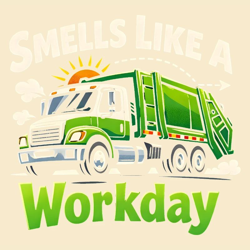Smells like a working day | Garbage Collection, Humor