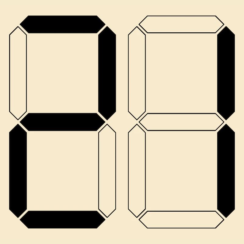 NUMBER 21 Twenty-One Gift Digital