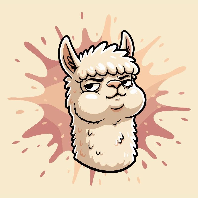 Confident Llama Splash