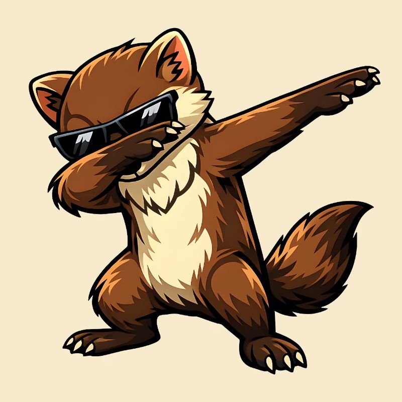 Dabbing Marten