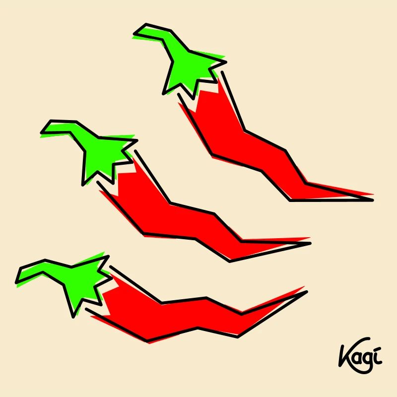 trois pepperonis