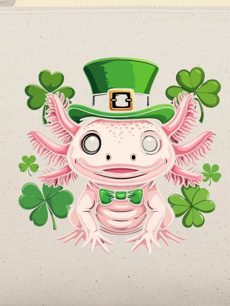 Axolotl im Leprechaun-Hut