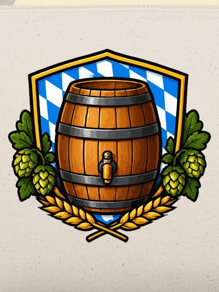 Bierfass Schild Bayerisch
