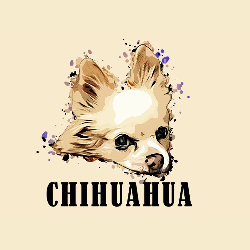 Chihuahua Langhaar Comic Text