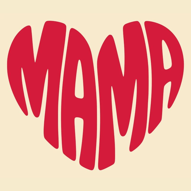 Mama Herz Form Mutter Herzform Muttertag Geschenk
