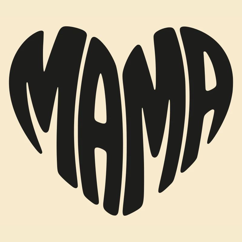 Mama Herz Form Mutter Herzform Muttertag Geschenk