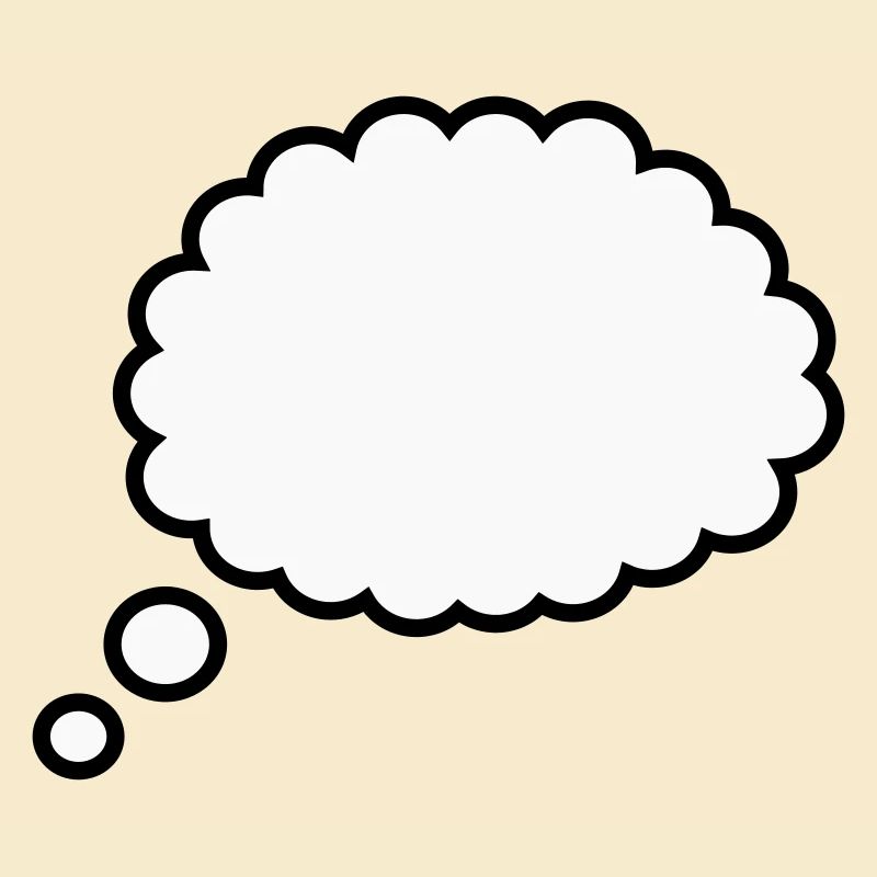 Thinking bubble