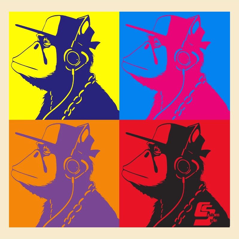 Affe Warhol von Custom