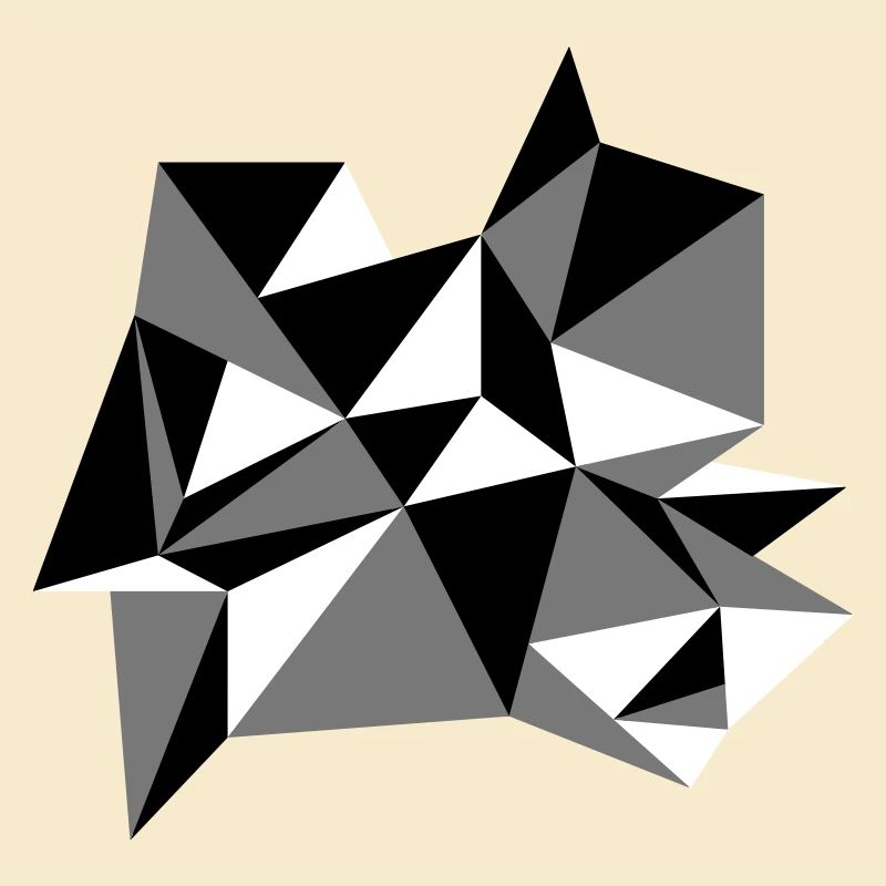 shape pattern triangles design origami cool paper 3c