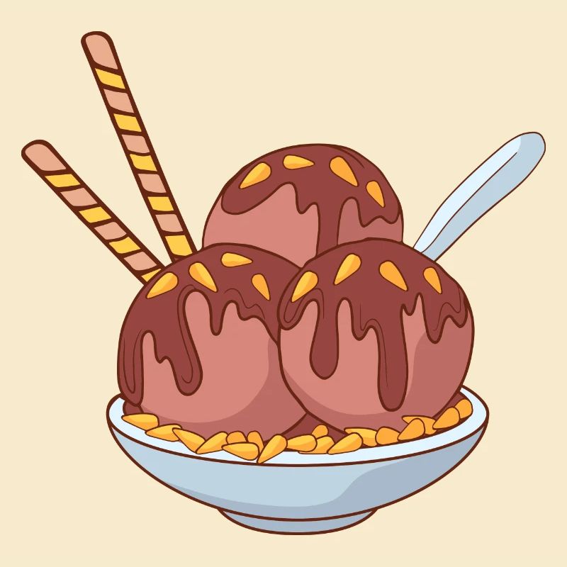 Eis Speiseeis Eiskrem Eiscreme Kugeleis Eisbecher