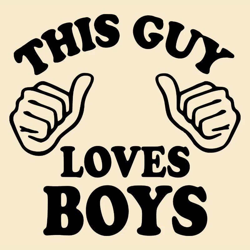 This guy loves boys