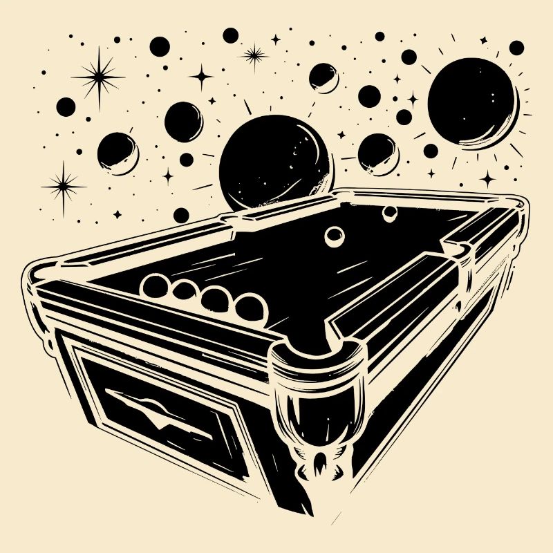 Dessin animé Billard