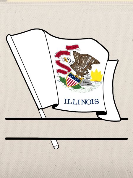 Hinweis Illinois Textbanner