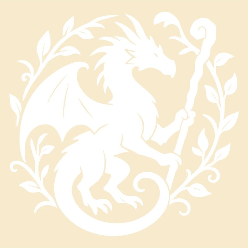 Druidendrache (weiß)