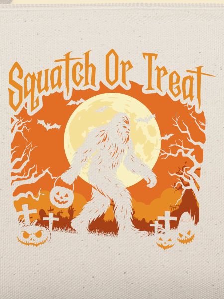 Kniebeugen oder Leckerli Spooky Bigfoot Halloween