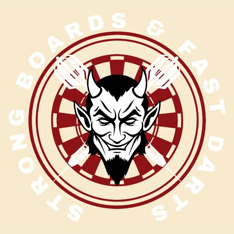 DARTS, DARTBOARD AND DEVIL 